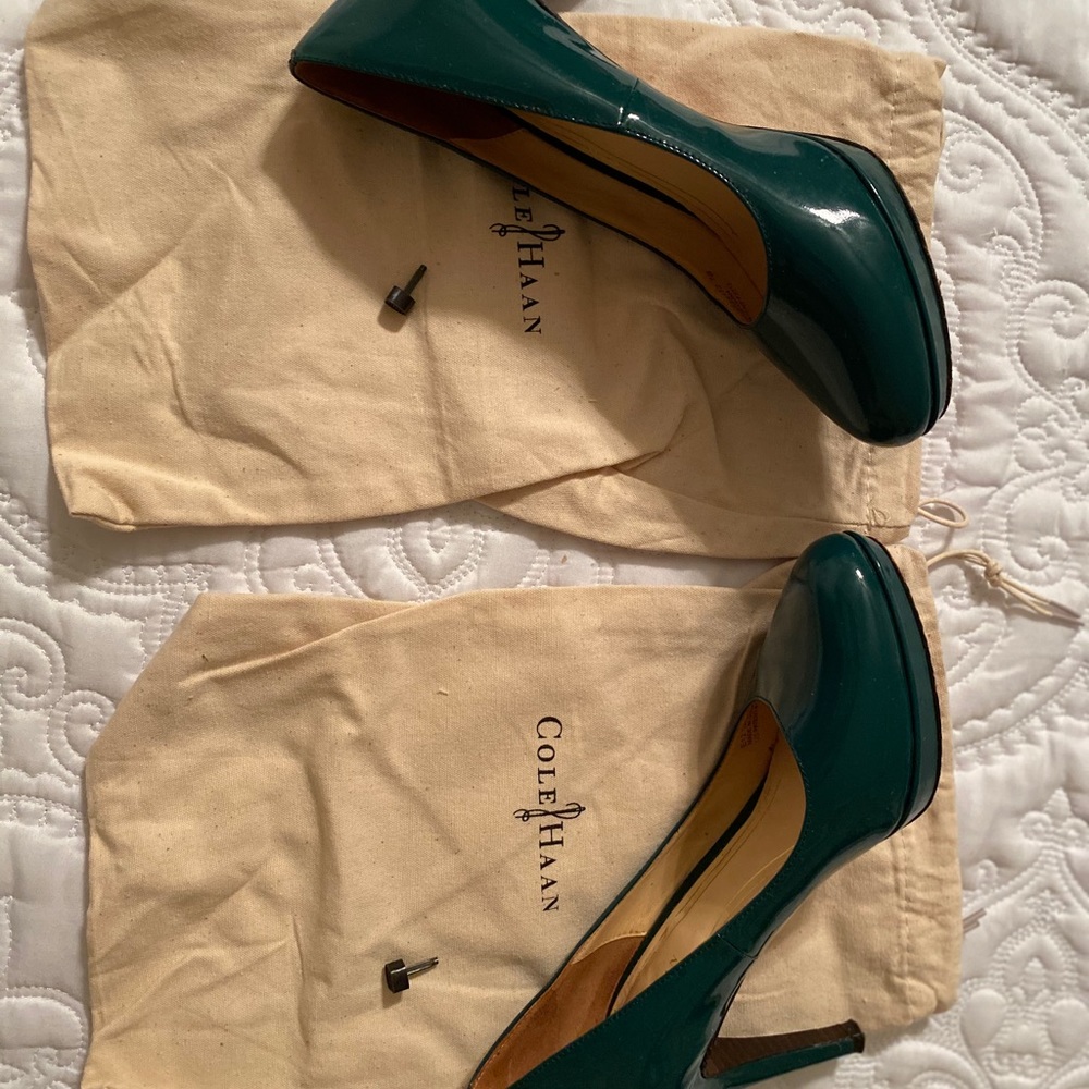 Emerald Green Cole Haan Nike Air heels